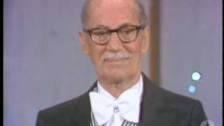 Groucho Marx receiving an Honorary Oscar®
