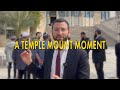 A Temple Mount Moment: Too Close to the Holy of Holies?