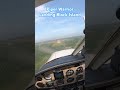 Landing at Block Island in a Piper Warrior (Direct X-Wind)