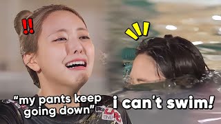 Itzy having a chaotic fun time in the swimming pool ft. angry chaeryeong (a mess