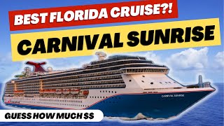 Carnival Sunrise is the Best Cruise Out of Florida?!