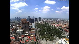 Sismo en la Ciudad de México 19 de septiembre 2017 visto desde la Torre Latinoamericana