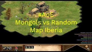 Speed Review | AoE 1999 | Mongols vs 7 Random | Map: Iberia | 30.11.2024