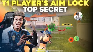 TRICK TO LOCK AIM LIKE T1 PLAYER'S 100% 🔥 | HOW TO IMPROVE AIM IN BGMI | CONNECT HEADSHOTS IN BGMI