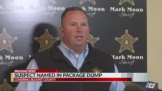 Suspect named in Blount County package dump