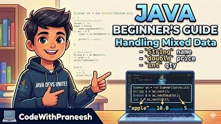 Mixed Input in Java | String, Double, Int (Easy Trick) #tcsnqt #java #coding