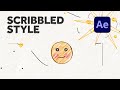 Scribbled Style Animation in After Effects | Tutorial