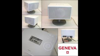 GENEVA Sound System Model S (DAB) White Gloss Speaker Dock