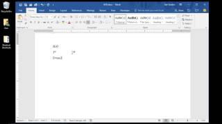 47. Applying Superscript and Subscript