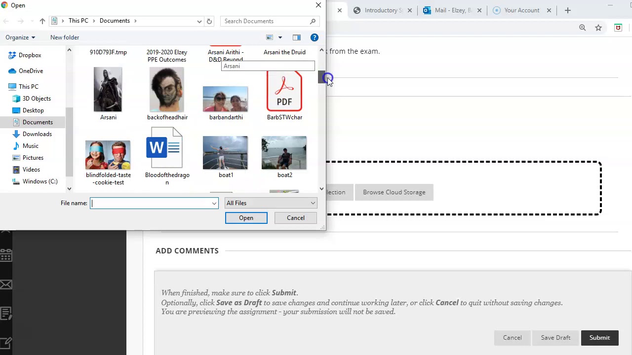 How To Submit A Document Youtube