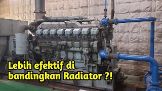 Sistem pendinginan Diesel dan Genset menggunakan Heat Exchanger