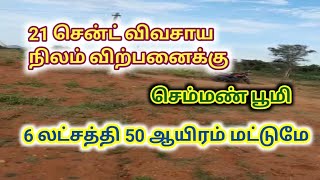 21 சென்ட் நிலம் விற்பனைக்கு/21 Cent agricuture Land For Sale/Red Soil/Ragav Media Real Estate