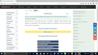 How to avoid ConcurrentModificationException when removing? | javapedia.net