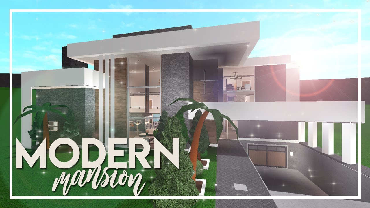 Welcome To Bloxburg: Modern Mansion ($328k) - YouTube