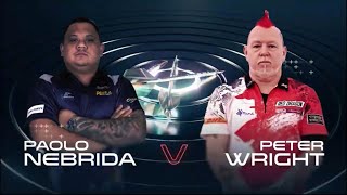 Peter Wright vs Paolo Nebrida | Quarter Final | Bahrain Darts Masters 2025