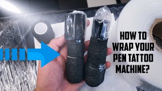 How to wrap Bishop Power Wand tattoo machine