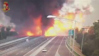 Bologna tanker truck explosion 07/08/2018