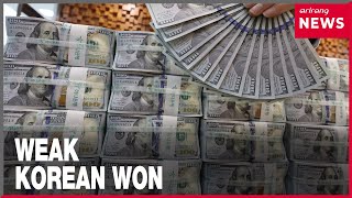[Econ & Biz] KRW/USD exchange rate crisis and measures against it