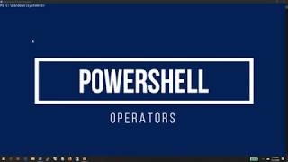 17 Powershell Basics - Operators