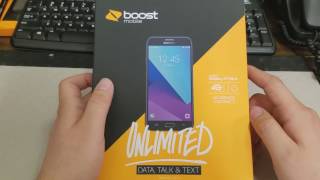 Samsung Galaxy J7 Perx Unboxing Boost Mobile HD