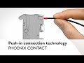 Push-in connection technology – the easy insertion method