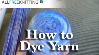 How to Dye Yarn: Symmetrical Colorways