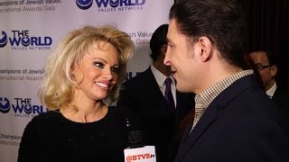 Pamela Anderson at the Champions of Jewish Values International Awards Gala