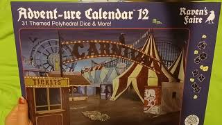 Roll for a Spooky Holliday - Dice Advent Calendar Unboxing