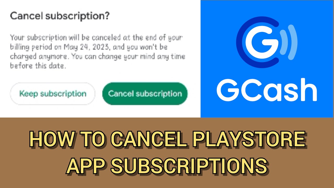 HOW TO CANCEL PLAYSTORE APP SUBSCRIPTION | STOP AUTOMATIC DEDUCTION ON ...