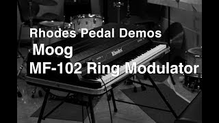 Rhodes Pedal Demos - Moog MF-102 Ring Modulator