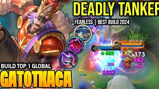 GATOTKACA BEST BUILD 2024 | BUILD TOP GLOBAL GATOTKACA GAMEPLAY | MOBILE LEGENDS✓