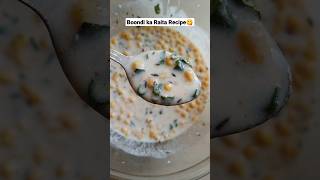 Boondi ka Raita Recipe😍 || Creamy And Quick Boondi Raita Recipe #shorts #youtubeshorts