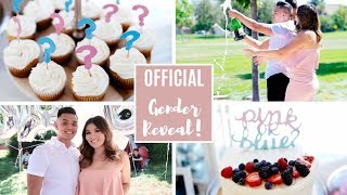 OUR OFFICIAL GENDER REVEAL! (WE WERE SHOCKED)