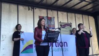 Mary Favier speaks for Doctors for Choice at March4Choice 2015