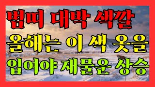 범띠분들은 이런 색 옷을 입고 다녀야 화를 면하고 복이 찾아옵니다. 2024년 범띠운세 98년생 86년생 74년생 62년생 50년생 범띠운세 호랑이띠운세