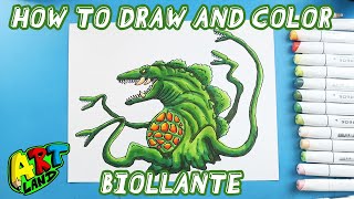 How to Draw and Color BIOLLANTE