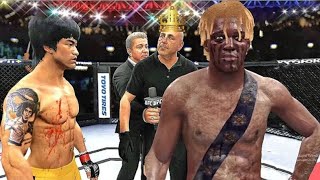 UFC 4 Bruce Lee vs. Miyagi Curse - Who Wins in This Epic EA Sports UFC 4 Showdown?