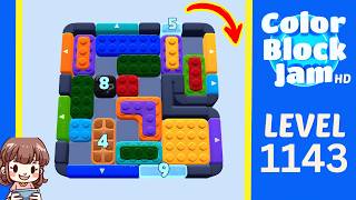 Color Block Jam Level 1143 Solution Walkthrough