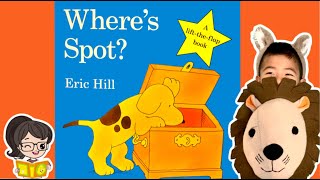 Where is Spot?  Read Aloud in Mandarin Chinese| 小波在哪里？| Story Time| Animated Children's Books|睡前故事