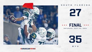 2021 American Football Highlights: BYU 35, South Florida 27 (Sep. 25, 2021)