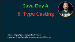 Day 4 - [#5] Type Casting