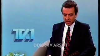 TV1 - Duyuru ve Günün Programı (01.12.1987)