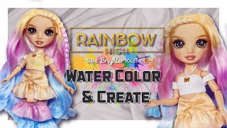 ✨Обзор Rainbow high ✨Watercolor and Create - Brown eyes ✨