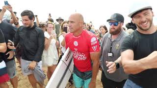 Kelly Slater's First Day at Vissla Sydney Surf Pro 2019