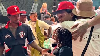 Battered & bloodied Errol Spence Jr comforted by family after TKO loss to Terence Crawford!