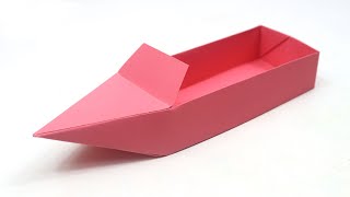 How to Make a Paper Boat that Floats | Paper Speed Boat | Origami Boat