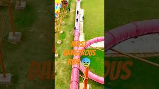 Most Dangerous ride😱 in Marino waterpark shorts🌊🥵  Lucknow || Pass🎟 available🤑 #waterride #dangerous