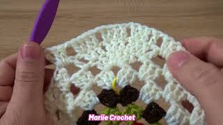 2 Crochet Diamond Table Runner