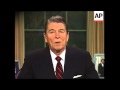 President Ronald Reagan gives his assessment of three days of meetings with Gorbachev in a televised