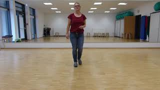 Line-Dance Kurs Anfänger: It´s Easy For Me, 2. Teil, Tanz zur Schritterklärung